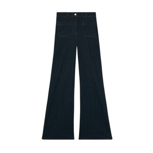 REISS Sakura Patch-Pocket Flared Jeans